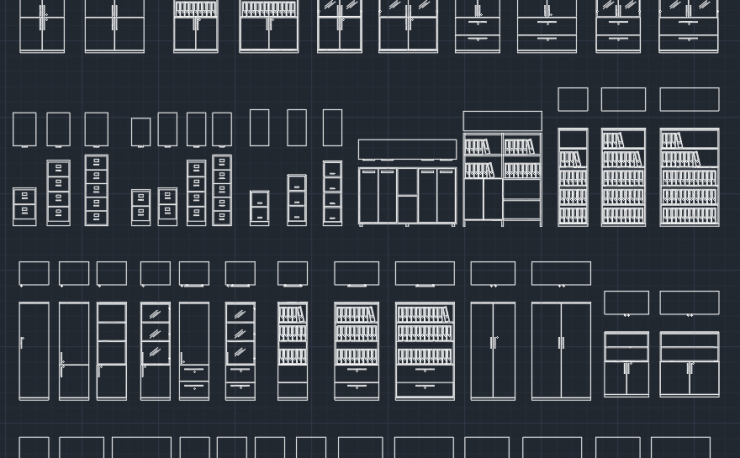 have a set of blocks for every file autocad