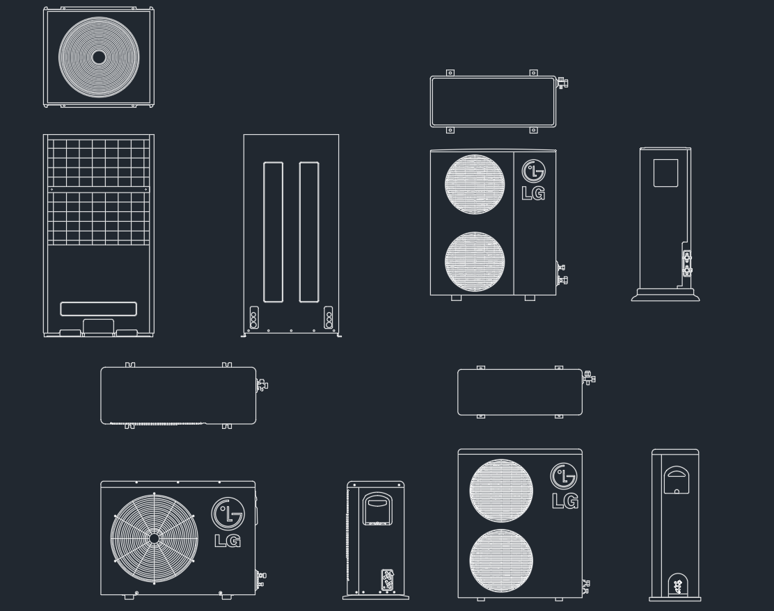 Air Conditioner Outdoor Unit CAD | DWG Download