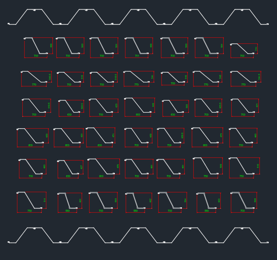 Z-Shaped Hot-Rolled Sheet Piles CAD – Free DWG Download