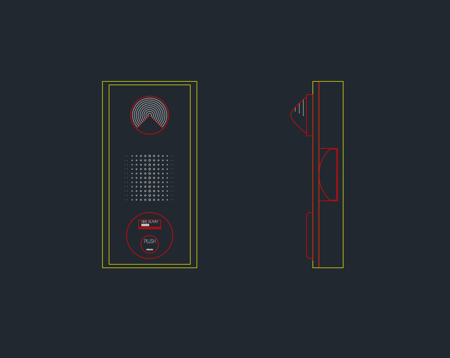 Combination Box CAD Block | AutoCAD Drawing Download