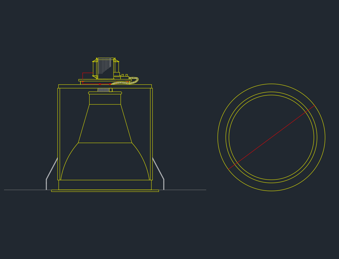 Down Light CAD Block – Free AutoCAD Drawing Download