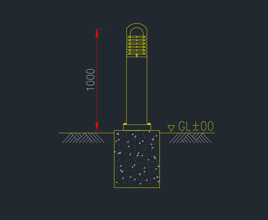 Garden Light CAD Block | AutoCAD Drawing Download