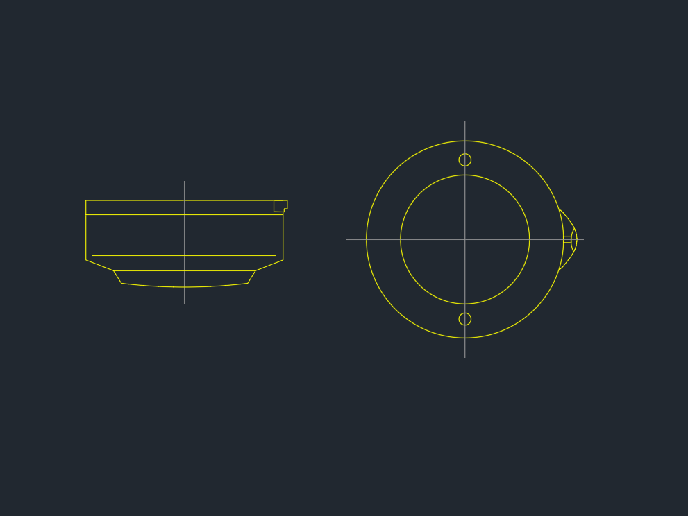 Heat Detector Rate of Rise CAD Block | AutoCAD Drawing