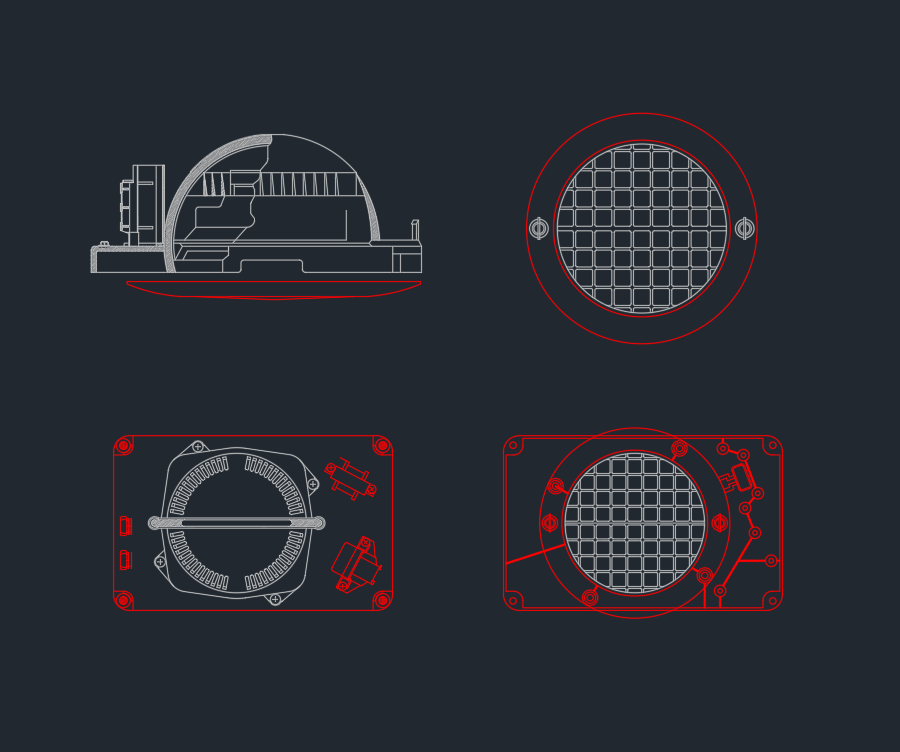 Speaker Ceiling Type 6W CAD Block | AutoCAD Drawing Download