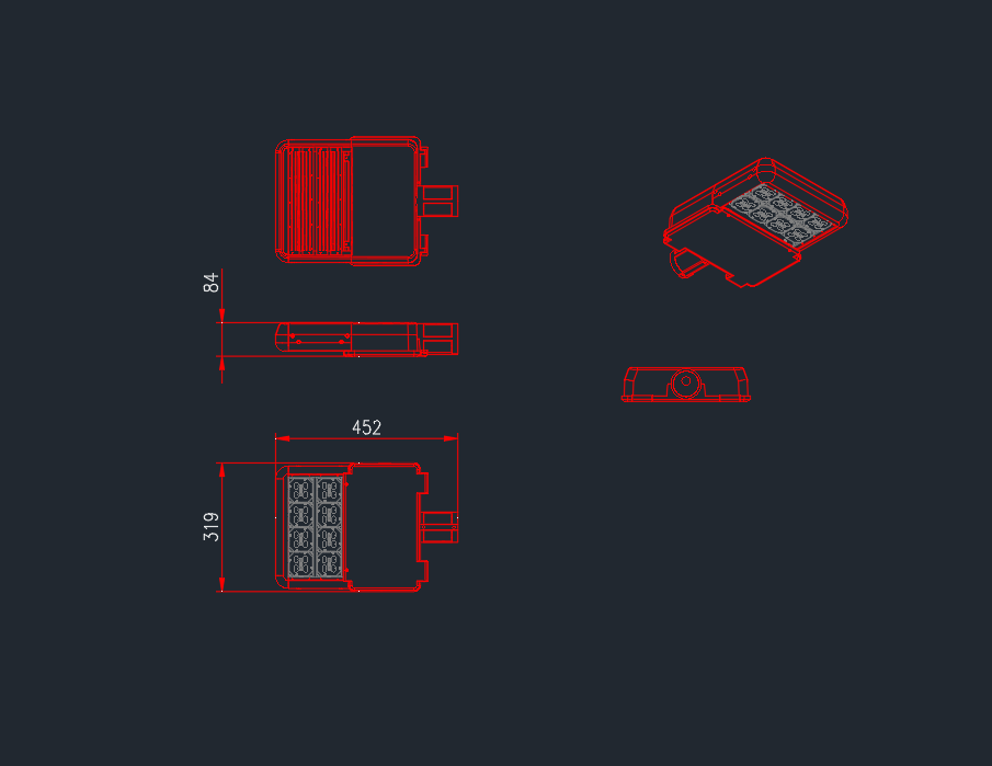 Street Light LED CAD Block | AutoCAD Drawing Download