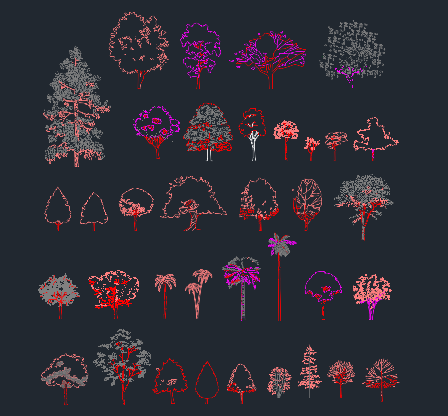 Tree CAD Block | AutoCAD Drawing DWG Download
