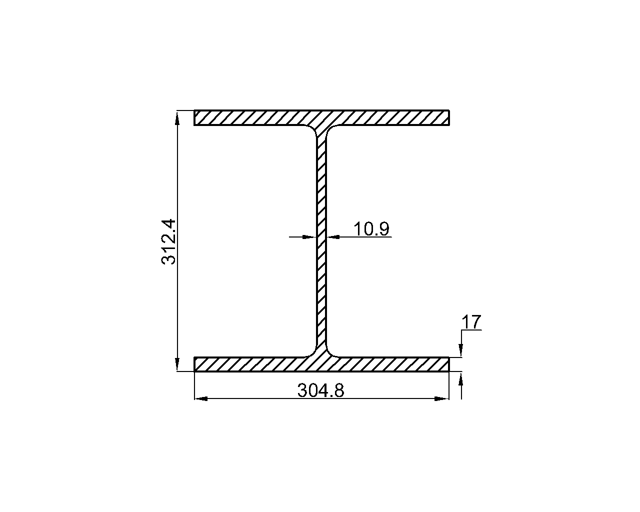 W12x72 Steel Beam Dimensions, Weight & Properties