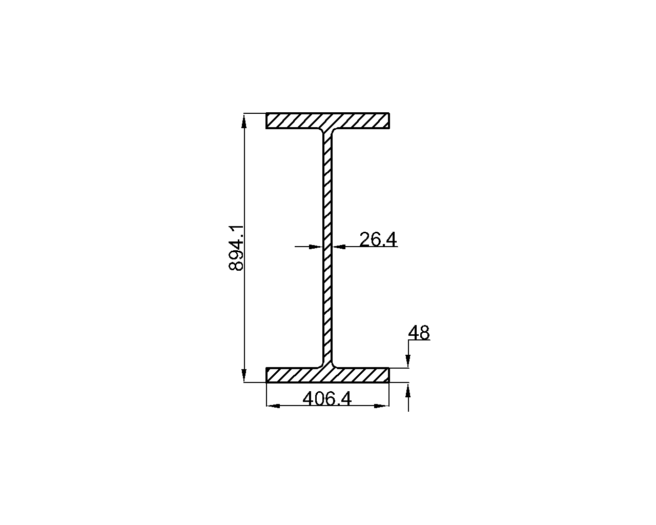 W33x318 Steel Beam Dimensions, Weight & Properties