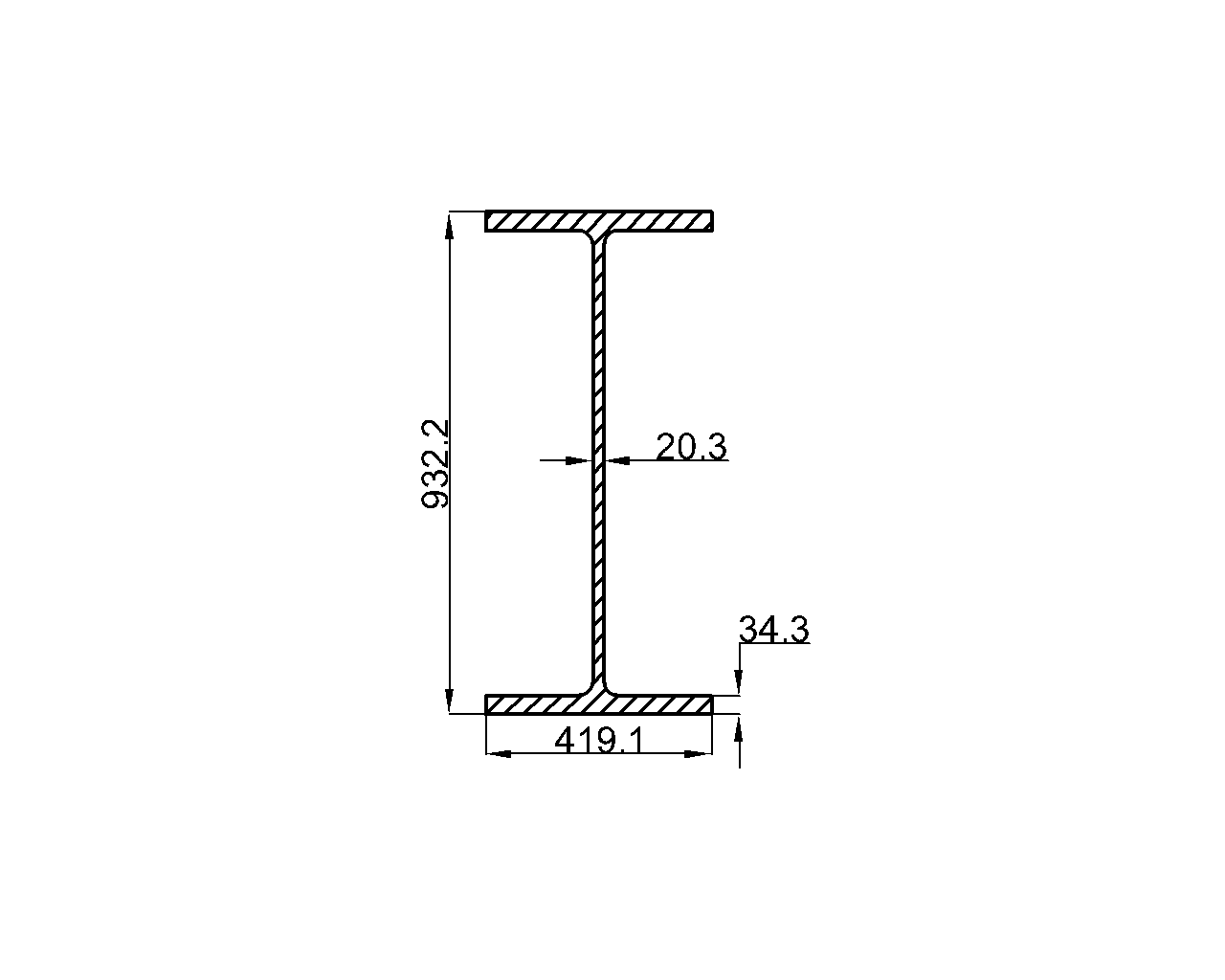 W36x247 Steel Beam Dimensions, Weight & Properties