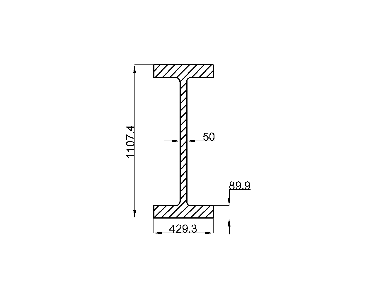 W40x655 Steel Beam Dimensions, Weight & Properties