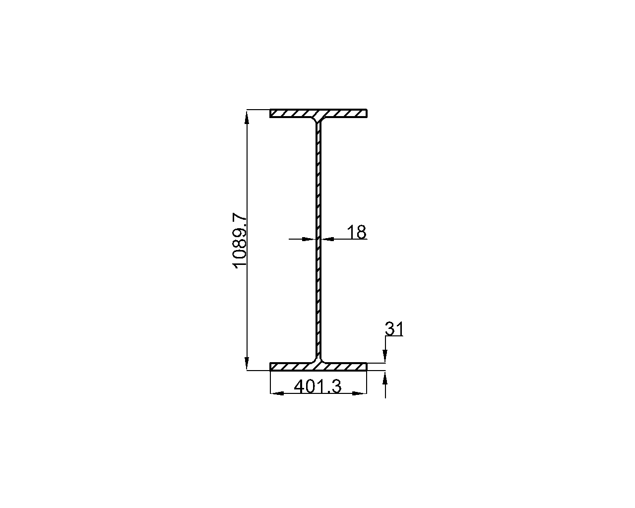 W44x230 Steel Beam Dimensions, Weight & Properties