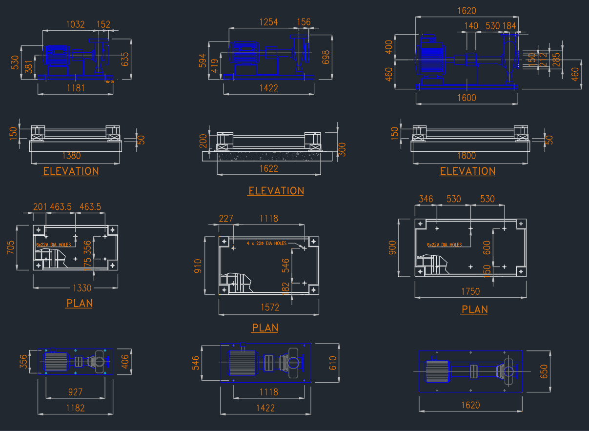 Centrifugal Pump | AutoCAD Mechanical Drawing