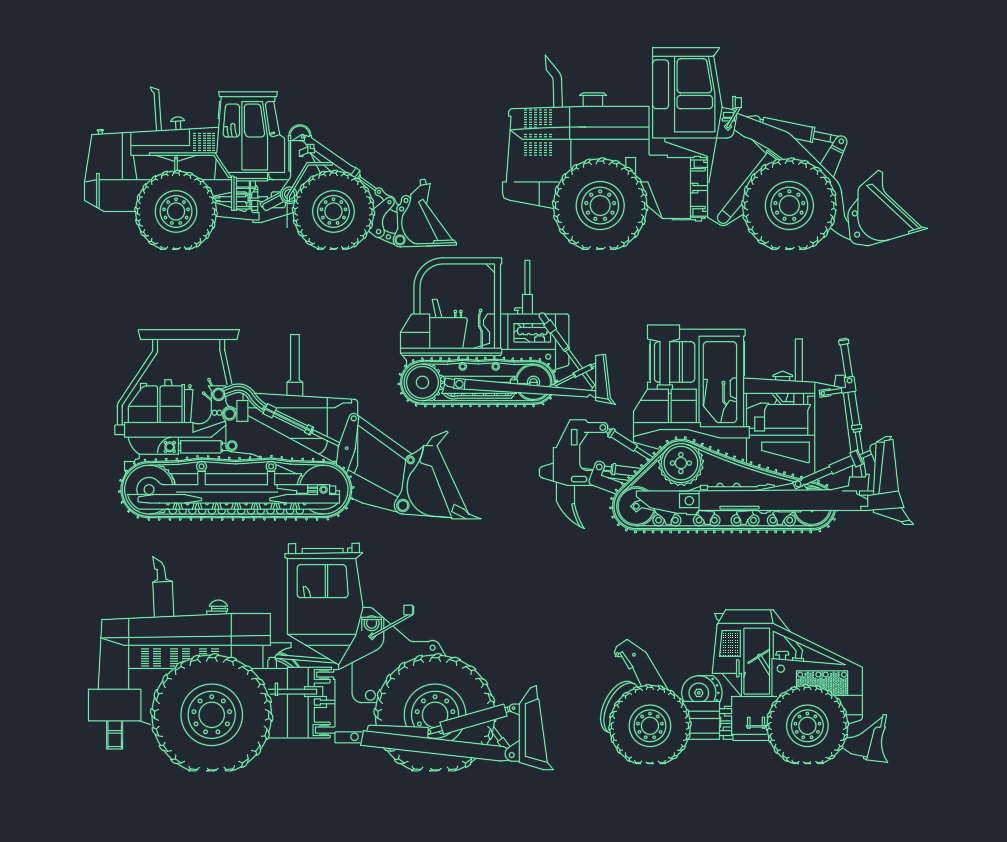 Tractor Drawing | AutoCAD DWG for Vehicle Design