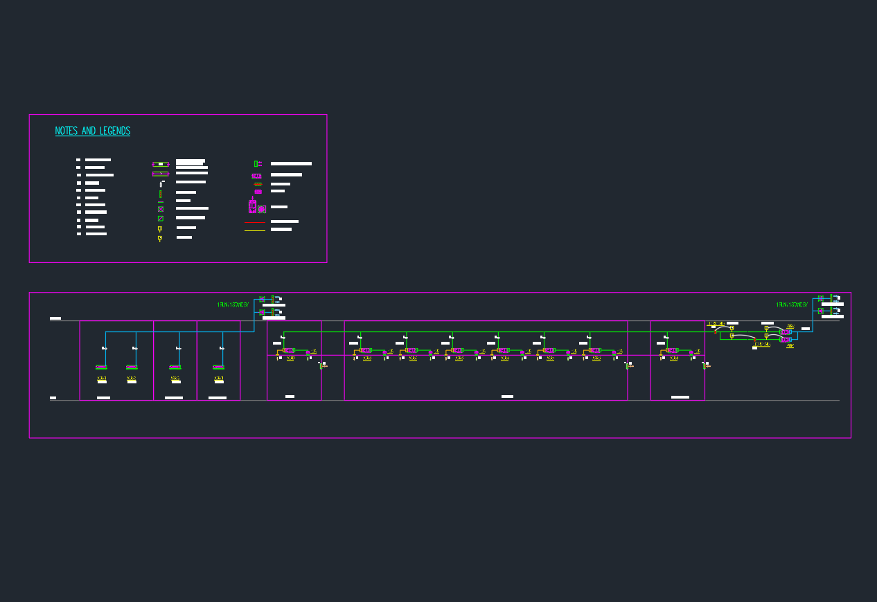 Air System Schematic Diagram | AutoCAD HVAC Drawing